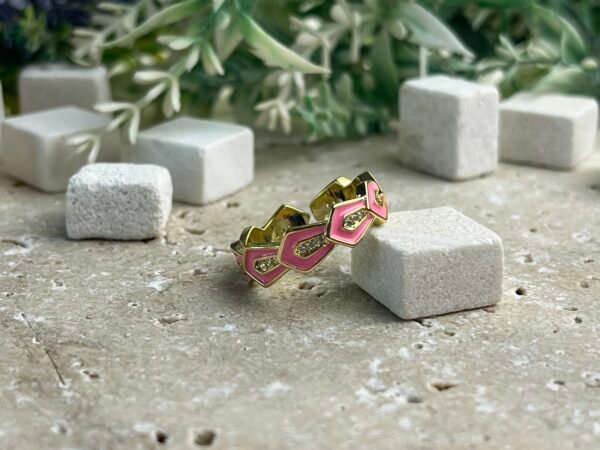 Prism Pembe  Yüzük - CYRG0019