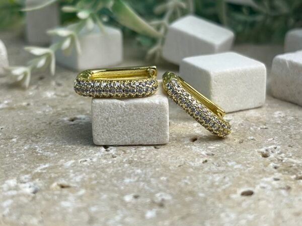 Gold  Veloura Eclipse Küpe